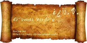 Ölvedi Virág névjegykártya